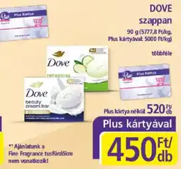PlusMarket Dove szappan ajánlat