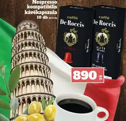 Family Diszkont Nespresso kompatibilis kávékapszula ajánlat
