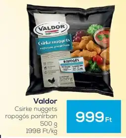 GRoby Valdor csirke nuggets ajánlat