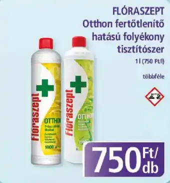 Floraszept otthon fertőtlenítő hatású folyékony tisztítószer