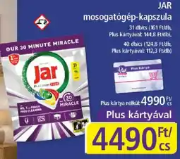 PlusMarket Jar mosogatógép-kapszula ajánlat