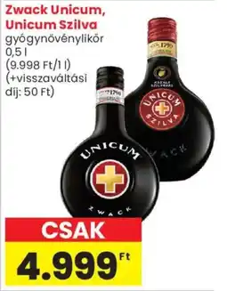 Spar Market Unicum szilva ajánlat