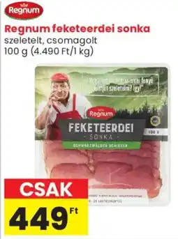 Spar Market Regnum feketeerdei sonka ajánlat