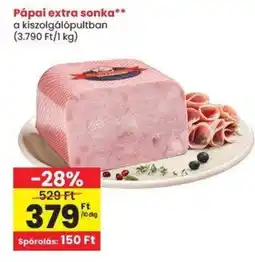 Spar Pápai extra sonka ajánlat
