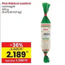 Spar Pick rákóczi szalámi ajánlat