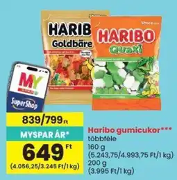 Spar Haribo gumi ajánlat