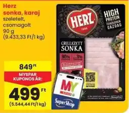 Spar Herz sonka ajánlat