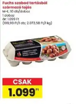 Interspar Fuchs származó tojás ajánlat
