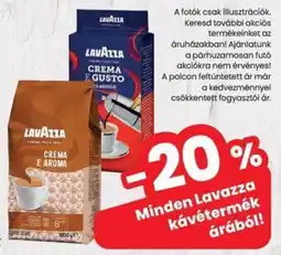 Spar Lavazza kávé ajánlat