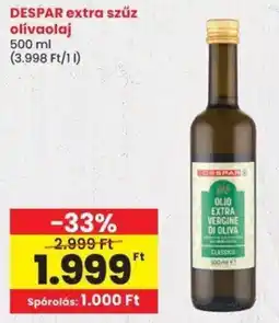 Spar Despar extra szűz olívaolaj ajánlat