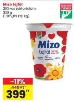 Interspar Mizo tejföl ajánlat