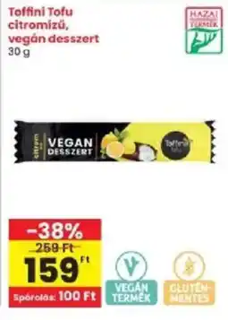 Interspar Toffini tofu desszert ajánlat