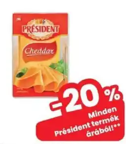 Interspar President cheddar ajánlat
