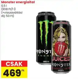 Spar Market Monster energiailtal ajánlat