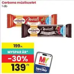 Spar Cerbona müzliszelet ajánlat