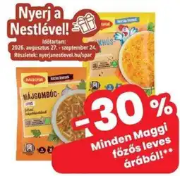 Spar Maggi főzős leves ajánlat
