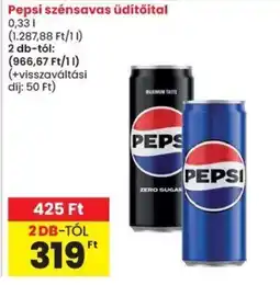 Spar Pepsi szénsavas üdítőital ajánlat