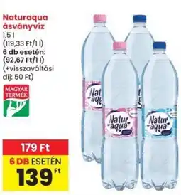 Spar Naturaqua ásványvíz ajánlat