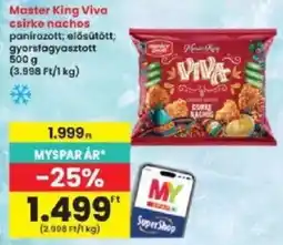 Interspar Master King viva csirke nachos ajánlat