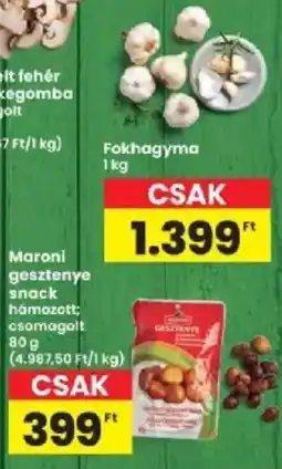 Interspar Fokhagyma ajánlat