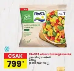 Interspar Frosta olasz zöldségkeverék ajánlat