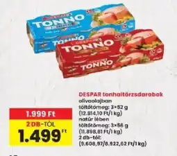 Interspar despar tonnhaltörzsdarabok ajánlat