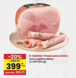Interspar S-Budget prosciutto cotto ajánlat