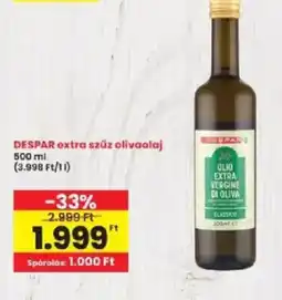Interspar Despar extra szűz olivaolaj ajánlat