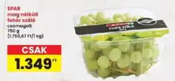 Interspar spar fehér szőlő ajánlat