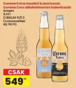 Interspar Corona extra mexikói kukoricasör ajánlat