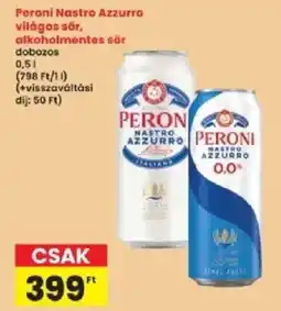 Interspar Peroni nastro azzurro ajánlat
