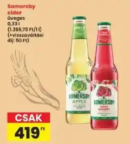 Interspar Somersby cider ajánlat