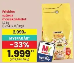 Spar Friskies száraz macskakaeledel ajánlat
