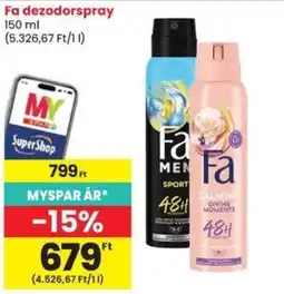 Spar Fa dezodorspray ajánlat