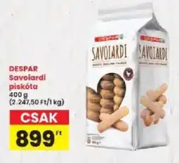 Interspar Despar savoiardi piszkota ajánlat