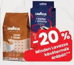 Interspar Lavazza kávé ajánlat