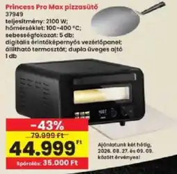 Interspar Princess Pro Max pizzasütő ajánlat