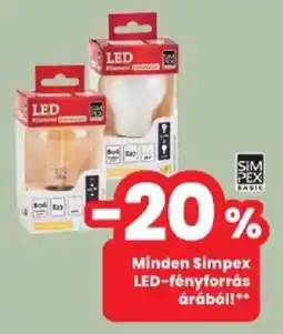 Interspar Simpex LED-fényforrás ajánlat