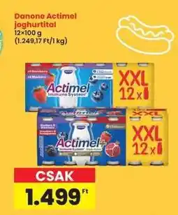 Interspar Danone Actimel joghurtital ajánlat