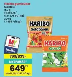 Interspar HARIBO gumicukor ajánlat