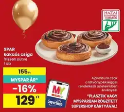 Spar spar kakaós csiga ajánlat
