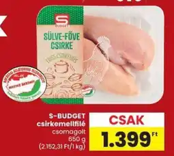 Spar S-budget csirkemellfilé ajánlat