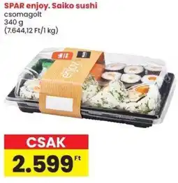 Spar spar enjoy saiko sushi ajánlat