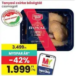 Spar Royal tanyasi csirke ajánlat