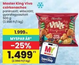 Spar Master King Viva csirkenachos ajánlat