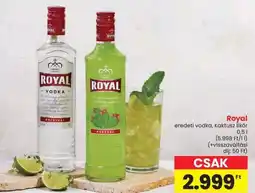 Spar Royal vodka, kaktusz likőr ajánlat
