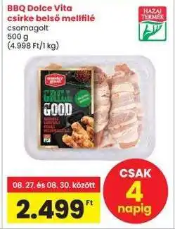 Interspar BBQ Dolce Vita csirke belső mellfilé ajánlat