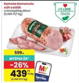 Interspar Kometa Kemencés sült csülök ajánlat