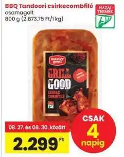 Interspar BBQ Tandoori csirkecombfilé ajánlat