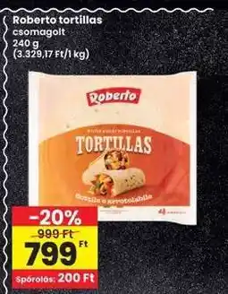 Interspar Roberto tortillas ajánlat